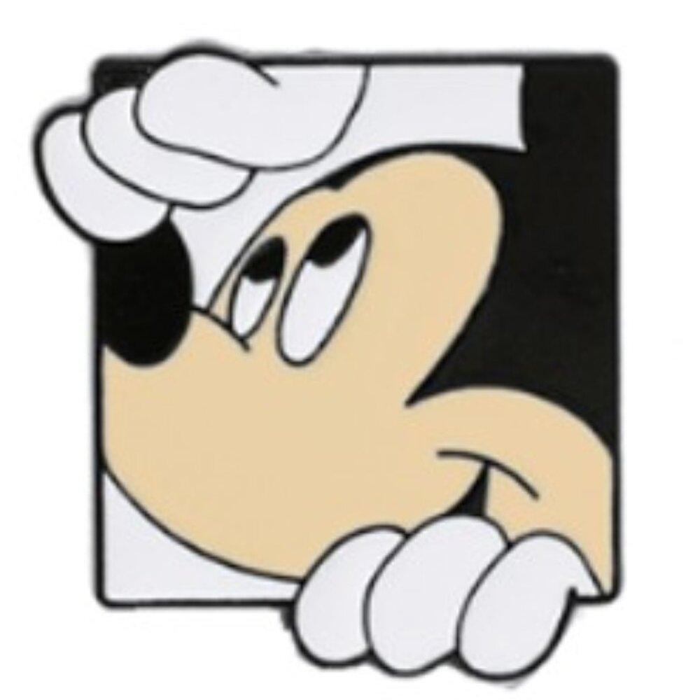 DISNEY Mickey Mouse (Peeking Profile) Trading Pin (BRAND-NEW & SO‎ CUTE!)